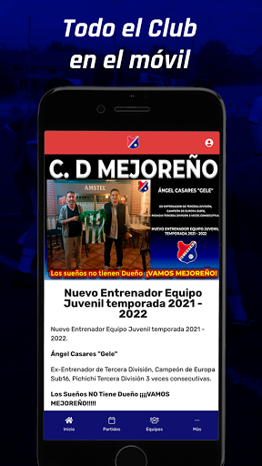Android application CD Mejoreño screenshort