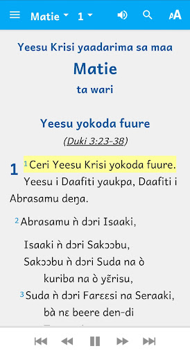 Waama Bible Screen 3
