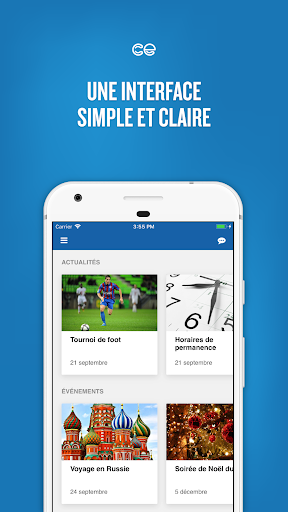 Android application LiveCSE - l'app de votre CSE screenshort