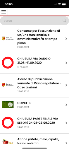 Comune di Comano Screen 3