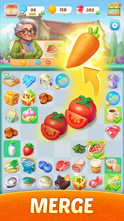 Game screenshot Flambé: Merge & Cook mod apk