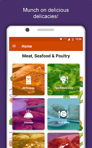 Screenshot of Non Veg Recipes: Meat, Seafood