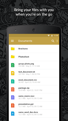 Android application FP Connect screenshort