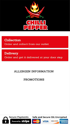 Android application Chilli Pepper Perth screenshort