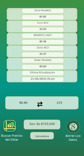 Indicador Dolar Venezuela Screen 3