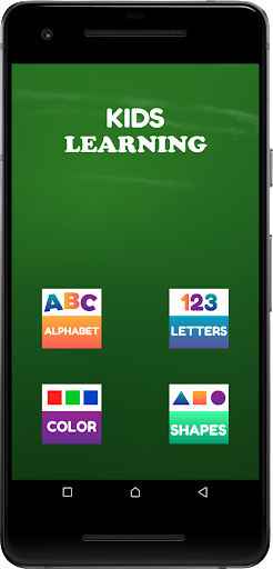 Android application Kids Learning screenshort