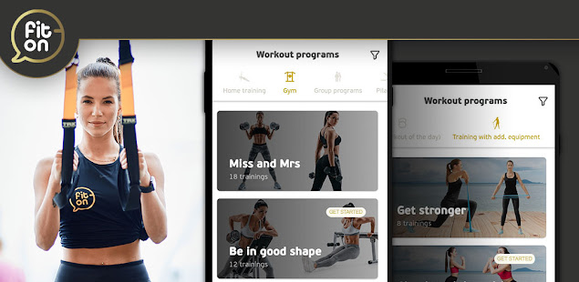 Fit-on: Fitness App Coach Gym Weight Loss Workout 0.16.16 APK + Mod (Free purchase) for Android