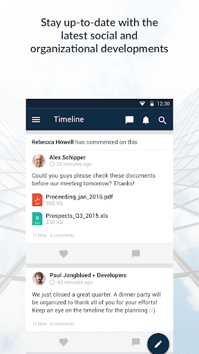 Android application Mo-Connect screenshort