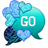 GO SMS - Hearts Ocean Tiger icon