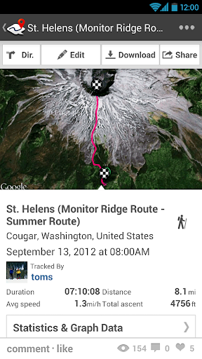 ramblr (hiking, gps, map) Screen 2