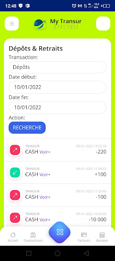 MyTransur Screen 3