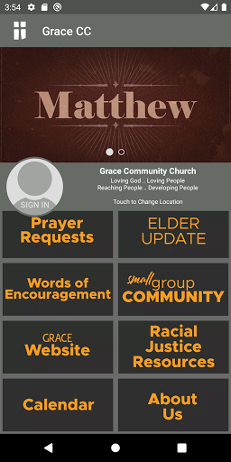 Android application Grace CC screenshort