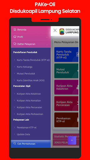 PAKe-Oli Disdukcapil Lampung S Screen 3