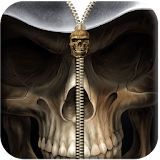 Skull Zipper Lock Screen icon