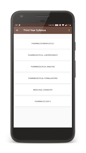 PharmD India Syllabus Screen 2