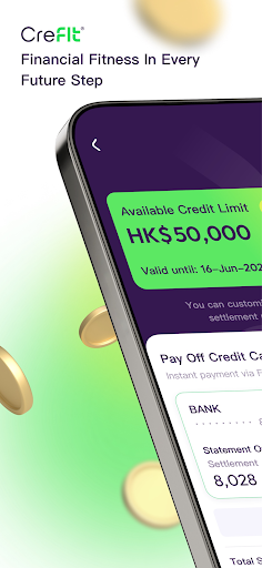 Android application CreFIT - Quick Loan & Credit screenshort