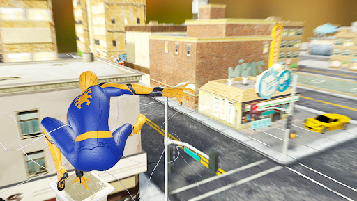 Spider rope flying hero Screen 2