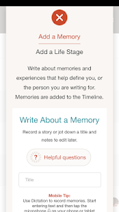MemLife Journal, Diary, Memoir Screenshot