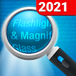 Cover Image of Download Magnifying Glass + Flashlight 1.9.4 APK