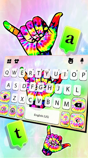 Hang Loose Tie Dye Keyboard Th Screen 3