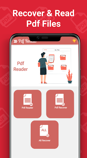 Android application PDF Recovery & PDF Reader screenshort