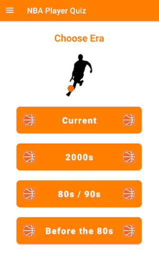 Android application NBA Player Quiz screenshort