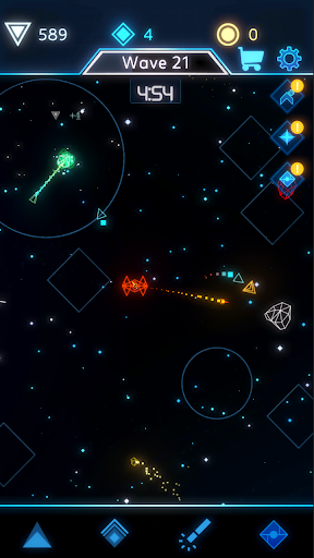 Android application Asteroids: Idle Challenge screenshort