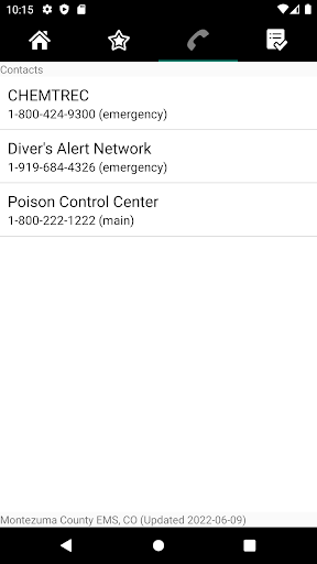 Montezuma County EMS Screen 2