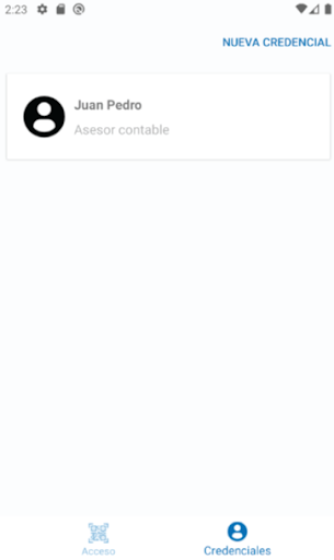 Acceso NomiExpress Screen 2