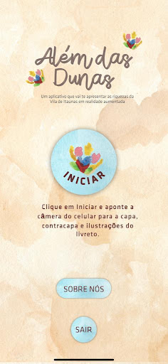 Android application Além das Dunas screenshort