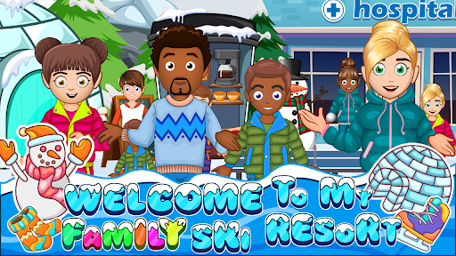 Android application My Home City Town : Ski Resort screenshort