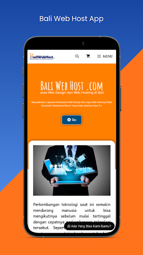 Android application Bali Web Host screenshort