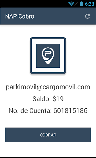 Android application Negocio Autorizado screenshort