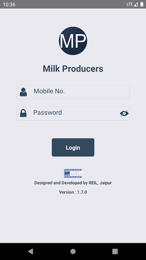 Android application Milk Producers screenshort