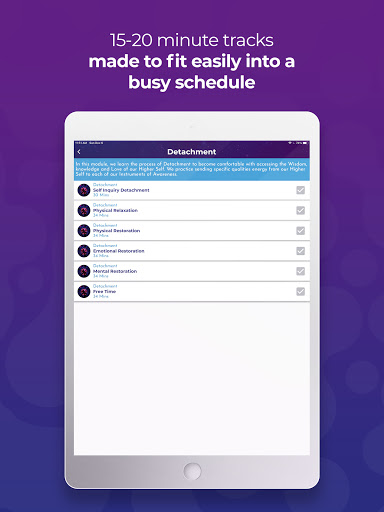 Screenshot of Active Meditation