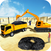 Real City Road Construction 3D  Icon