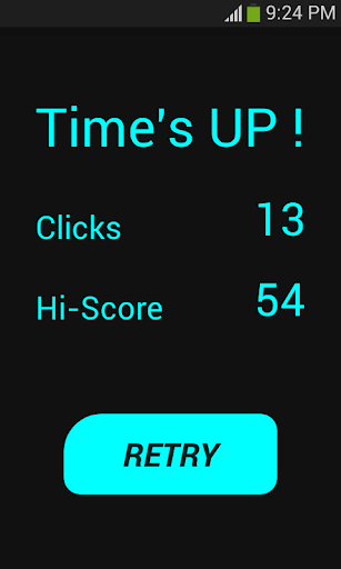 Click Speed Test Screen 3