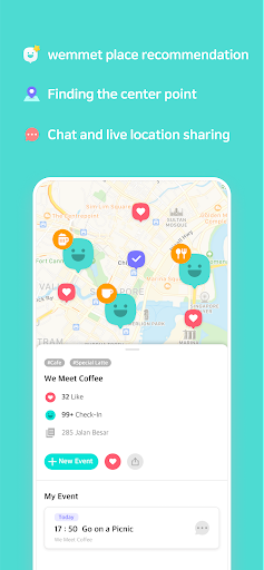 wemeetplace - meetups made fun Screen 2