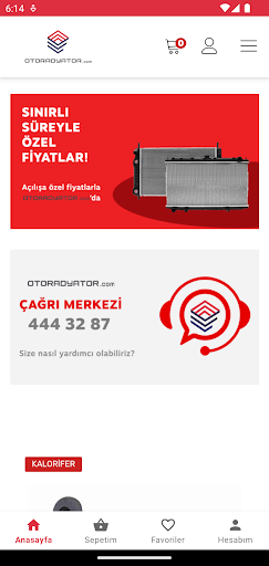Android application otoradyator.com screenshort