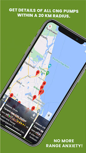 CNG Pump Near Me - Locator App Screen 2