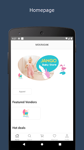 Android application Mouradak screenshort