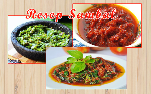 Android application Aneka Resep Sambal Nusantara screenshort