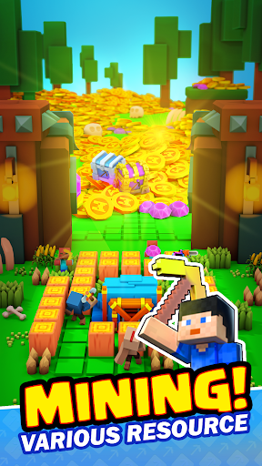 Android application Rumble Miners:Idle Craft Merge screenshort