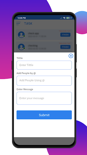 Tech Rudraum® Task Screen 3