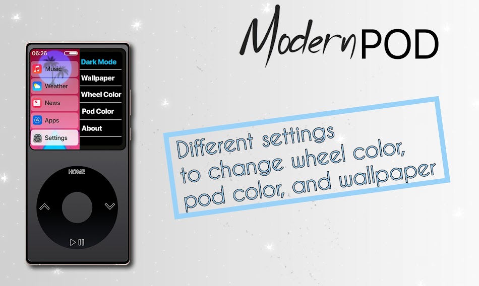 #7. ModernPod for KLWP (Android) De: ND_Apps