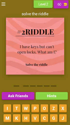 Android application Riddles: Brain Teasers Galore screenshort