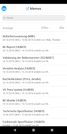 business express - be mobile Screen 2