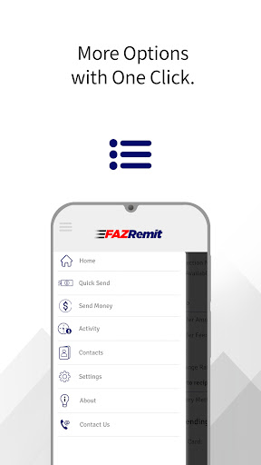 FAZRemit Money Transfer Screen 2