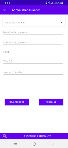 Android application Profe al día screenshort