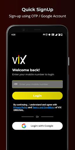 Vix Original Screen 2